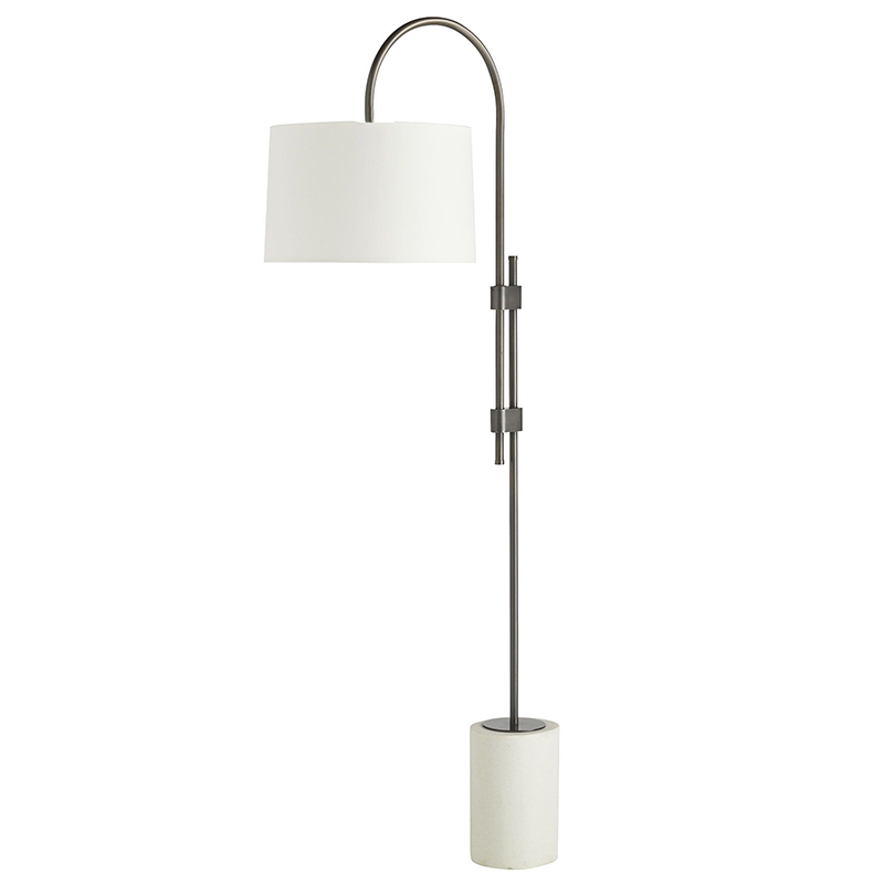 Торшер Arteriors ILY FLOOR LAMP Темная бронза Белый Торшер Arteriors ILY FLOOR LAMP Темная бронза Белый в Костроме | Loft Concept