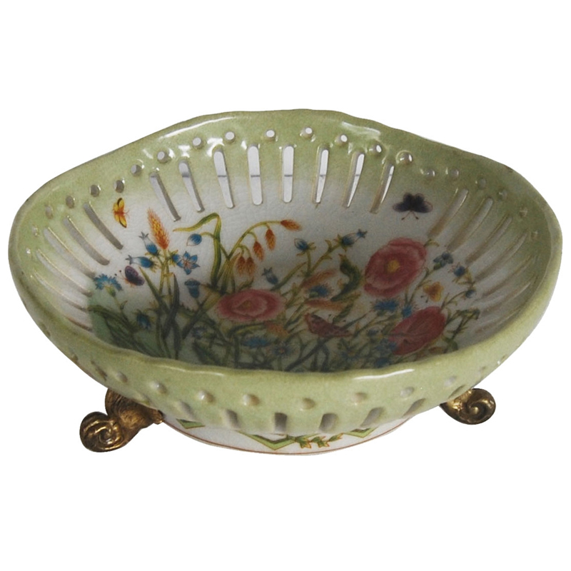 Блюдо Wildflowers dish Мульти Бронза Блюдо Wildflowers dish Мульти Бронза в Костроме | Loft Concept