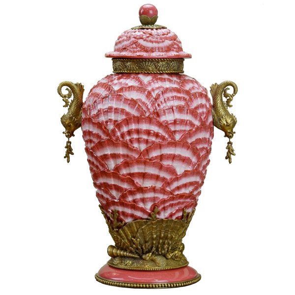 Большая ваза Ceramics SEA collection Коралловый Бронза Большая ваза Ceramics SEA collection Коралловый Бронза в Костроме | Loft Concept