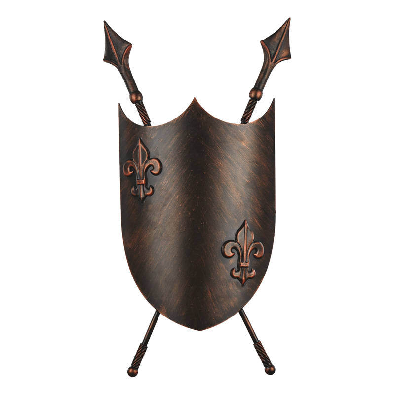 Бра Shield Heraldic Lily Sconce Коричневый винтаж Бра Shield Heraldic Lily Sconce Коричневый винтаж в Костроме | Loft Concept