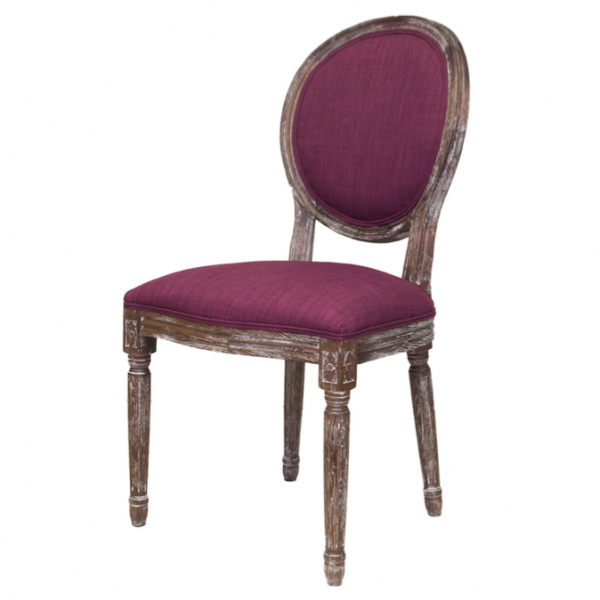 Стул French chairs Provence Violet Chair Фиолетовый Коричневый Стул French chairs Provence Violet Chair Фиолетовый Коричневый в Костроме | Loft Concept