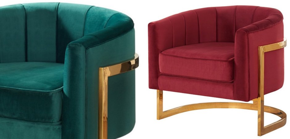 Кресло Accent Velvet chair Кресло Accent Velvet chair - Loft-Concept в Костроме