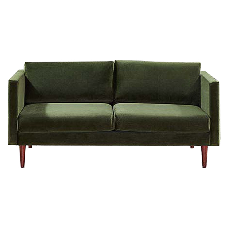 Диван Simple Forms Sofa Green Зеленый Коричневый Диван Simple Forms Sofa Green Зеленый Коричневый в Костроме | Loft Concept