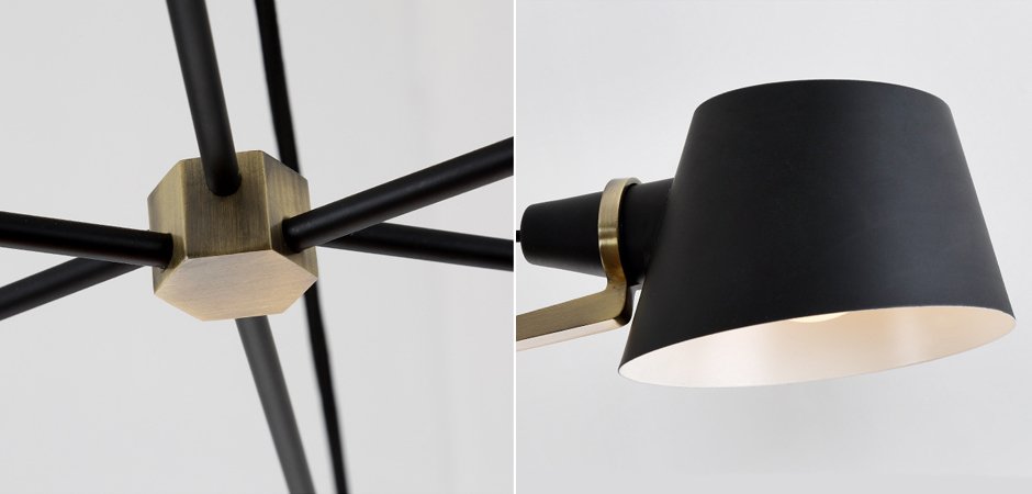 Люстра Brendan Ravenhill Long Pivot Chandelier Люстра Brendan Ravenhill Long Pivot Chandelier - Loft-Concept в Костроме