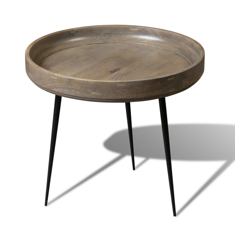 Кофейный стол Davidson Coffee Table platinum 47 Серый Черный Кофейный стол Davidson Coffee Table platinum 47 Серый Черный в Костроме | Loft Concept
