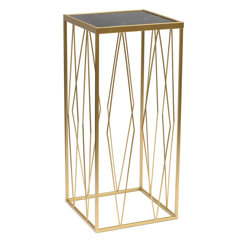 Подставка Geometric Interior Stand чёрный мрамор Золотой Черный Мрамор Nero Подставка Geometric Interior Stand чёрный мрамор Золотой Черный Мрамор Nero в Костроме | Loft Concept