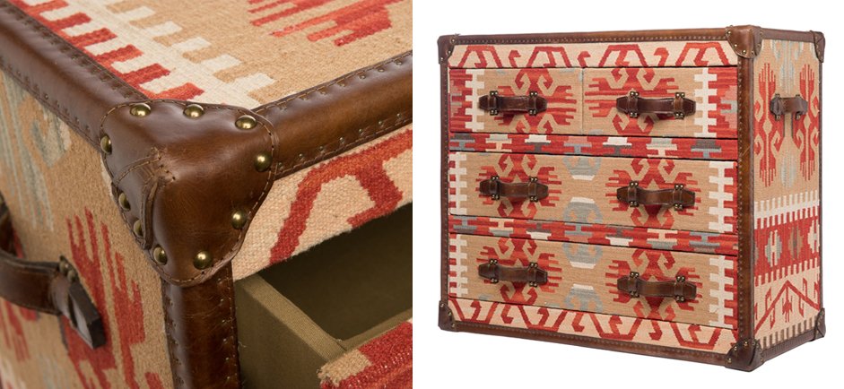 Комод Килим Howard Kilim Chest of Drawers Комод Килим Howard Kilim Chest of Drawers - Loft-Concept в Костроме