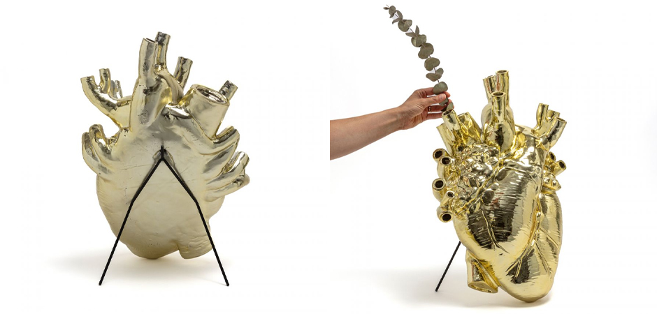 Ваза Seletti Love in Bloom Gold Gaint Ваза Seletti Love in Bloom Gold Gaint - Loft-Concept в Костроме