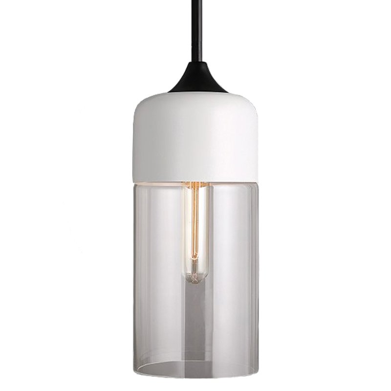 Подвесной светильник Hanglamp zwart glas White I Белый Прозрачное Стекло Подвесной светильник Hanglamp zwart glas White I Белый Прозрачное Стекло в Костроме | Loft Concept