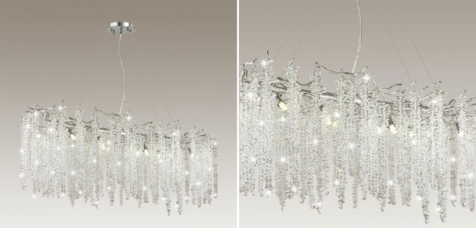 Люстра Fairy Tree Silver на 12 ламп Люстра Fairy Tree Silver на 12 ламп - Loft-Concept в Костроме