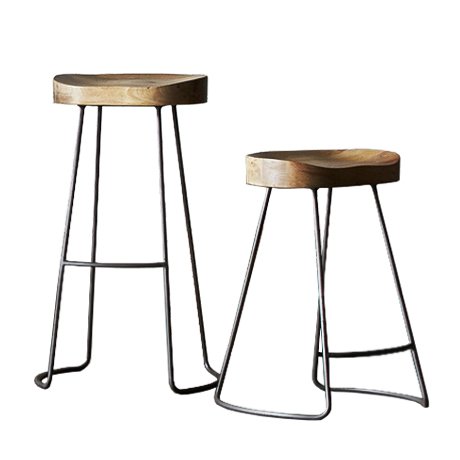 Барный стул The Tractor Bar&Dining Stool Древесина Черный Барный стул The Tractor Bar&Dining Stool Древесина Черный в Костроме | Loft Concept