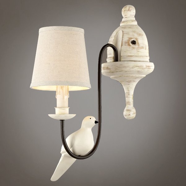 Бра Norman Bird Wall Lamp one ivory ( слоновая кость ) в Костроме | Loft Concept 