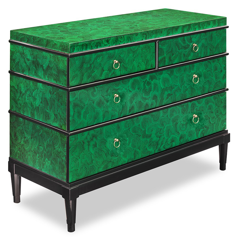 Комод DRESSER KRIZIA Малахит (зеленый) Черный Комод DRESSER KRIZIA Малахит (зеленый) Черный в Костроме | Loft Concept