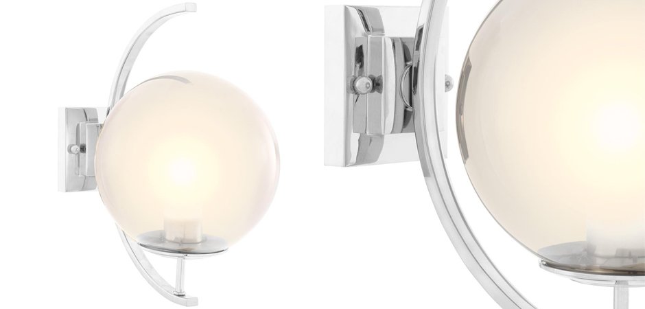 Бра Eichholtz Wall Lamp Cascade Nickel Бра Eichholtz Wall Lamp Cascade Nickel - Loft-Concept в Костроме