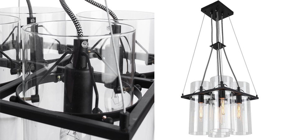 Люстра Glass Cylinder Chandelier Люстра Glass Cylinder Chandelier - Loft-Concept в Костроме