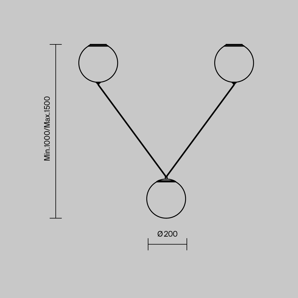 Подвесной светильник Twins 3000К 26Вт в Костроме