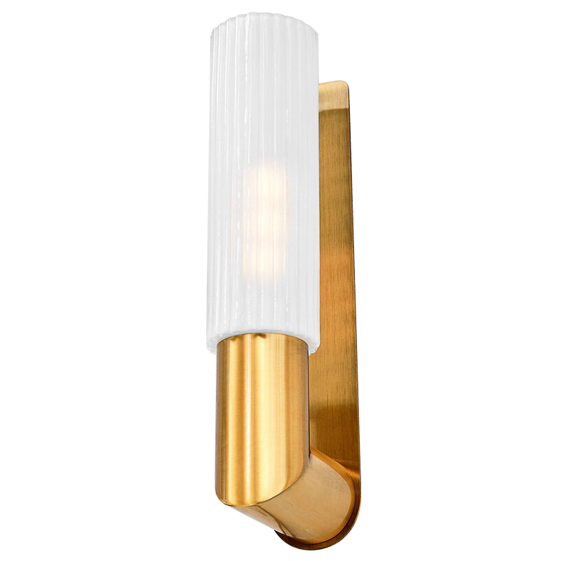 Бра Wiley Wall Lamp Белый Золотой Бра Wiley Wall Lamp Белый Золотой в Костроме | Loft Concept