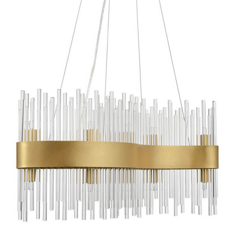 Люстра Nembus Chandelier 60 gold Прозрачный (Transparent) Золотой Люстра Nembus Chandelier 60 gold Прозрачный (Transparent) Золотой в Костроме | Loft Concept