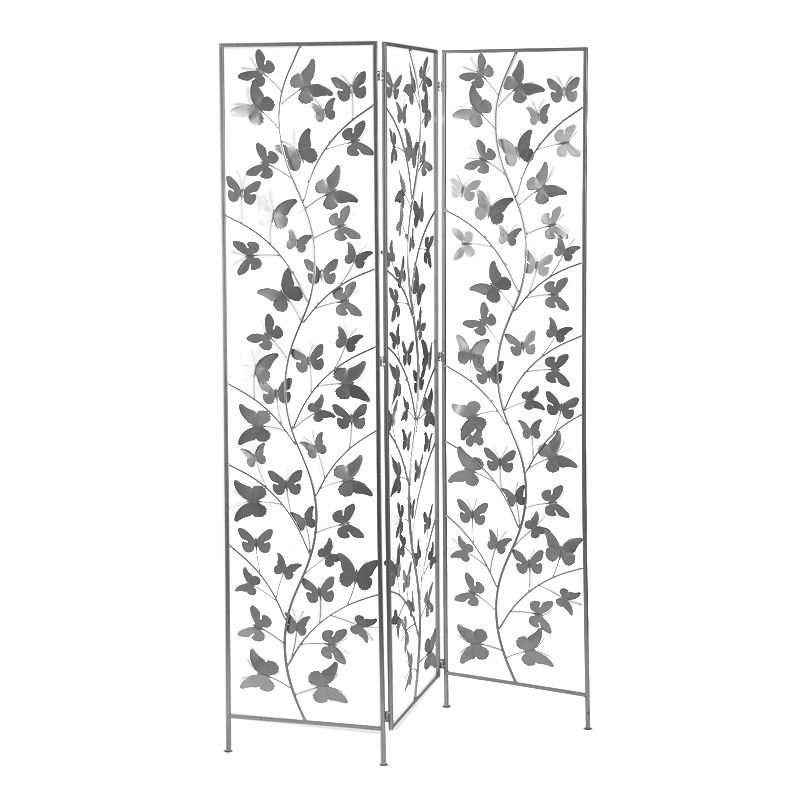 Ширма Silver Butterfly Серебряный Ширма Silver Butterfly Серебряный в Костроме | Loft Concept