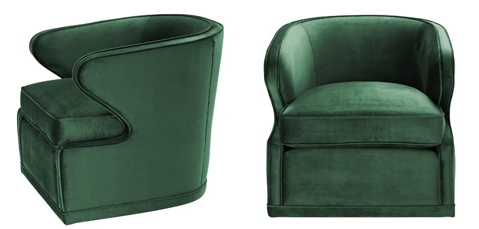 Кресло Eichholtz Chair Dorset Green Кресло Eichholtz Chair Dorset Green - Loft-Concept в Костроме