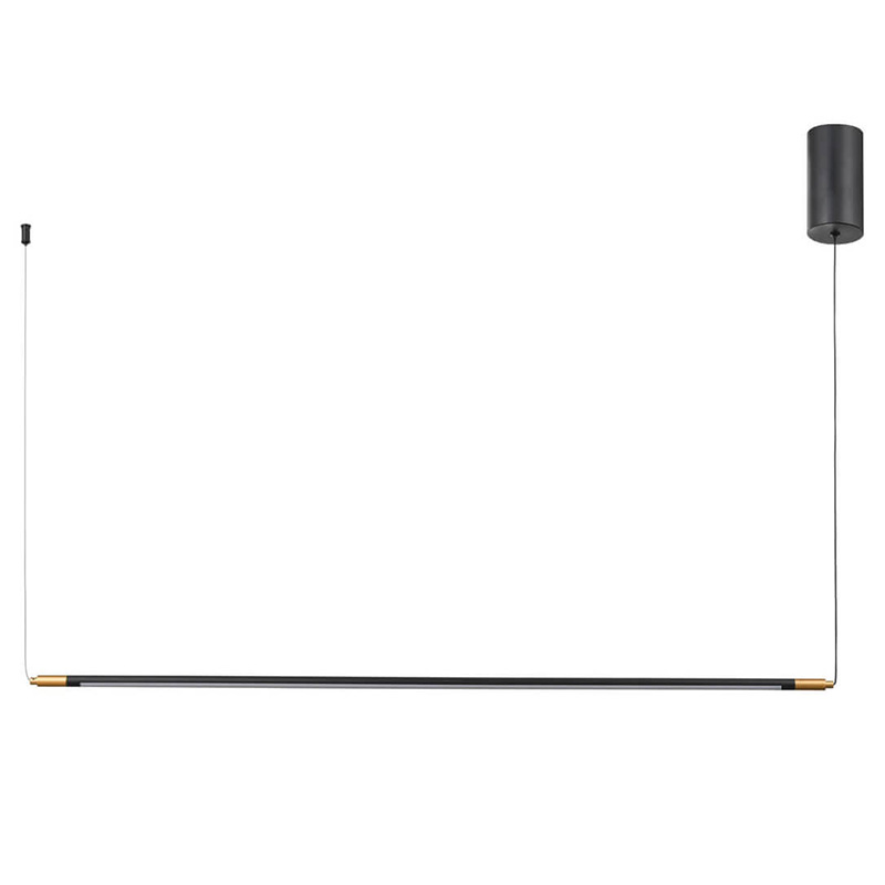 Подвесной светильник Drawing Line Gold Black Linear Золотой Черный Подвесной светильник Drawing Line Gold Black Linear Золотой Черный в Костроме | Loft Concept