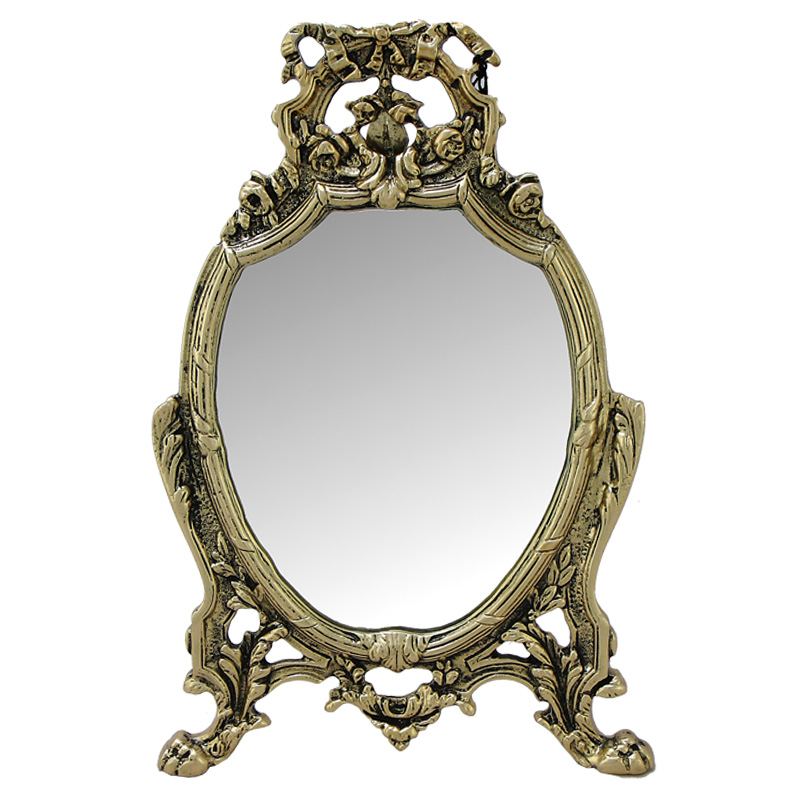 Зеркало настольное в бронзовой раме Majestic Bronze Mirrors Бронза Зеркало настольное в бронзовой раме Majestic Bronze Mirrors Бронза в Костроме | Loft Concept