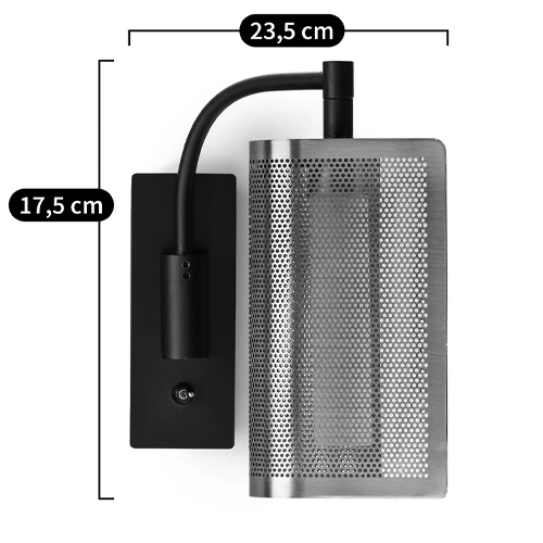 Бра с плафоном из перфорированного металла Elledge Wall Lamp Бра с плафоном из перфорированного металла Elledge Wall Lamp в Костроме