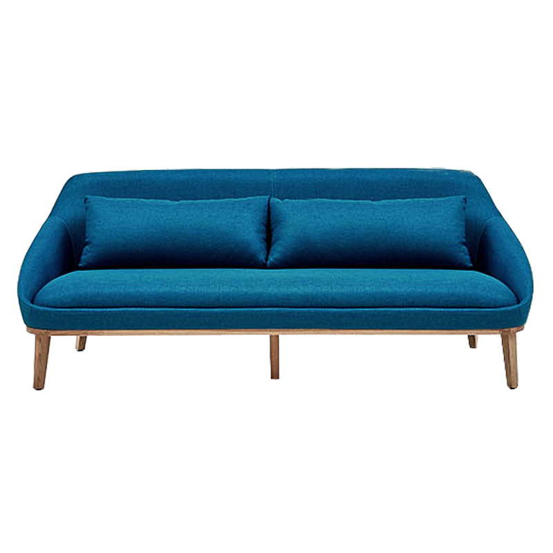 Двухместный диван Sea Basin Sofa Синий Древесина Двухместный диван Sea Basin Sofa Синий Древесина в Костроме | Loft Concept