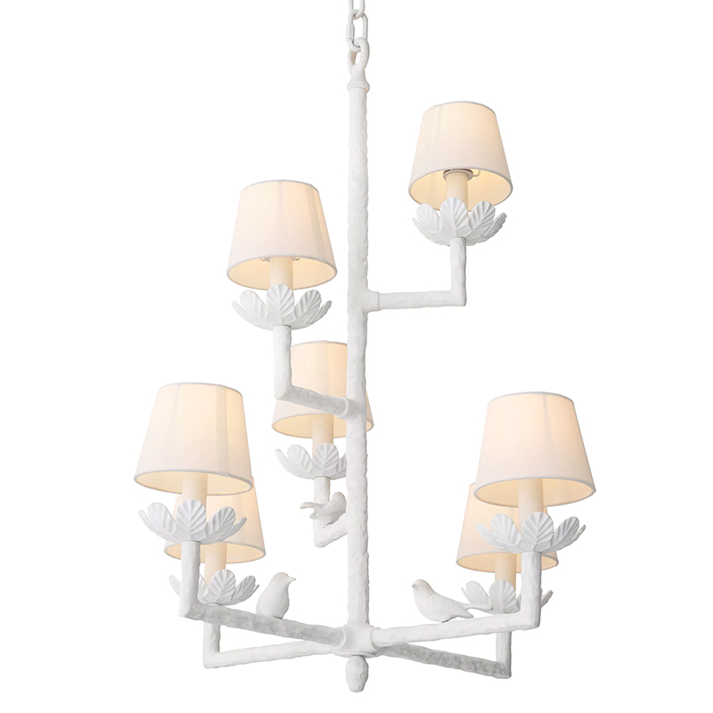 Люстра Eichholtz Chandelier Nature Белый Люстра Eichholtz Chandelier Nature Белый в Костроме | Loft Concept
