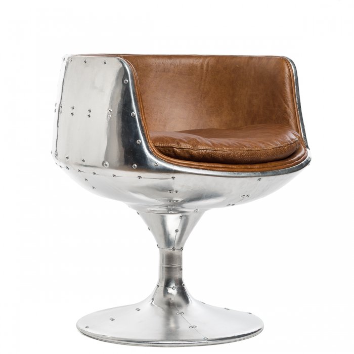 Кресло Aviator Cup Chair Коричневый Кресло Aviator Cup Chair Коричневый в Костроме | Loft Concept