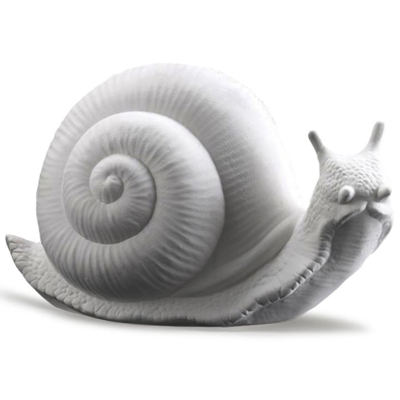 Статуэтка Abhika Snail Bisc. White Белый в Костроме | Loft Concept 