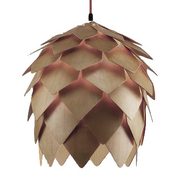 Подвесной светильник Crimea Pine Cone natural wood Подвесной светильник Crimea Pine Cone natural wood в Костроме | Loft Concept