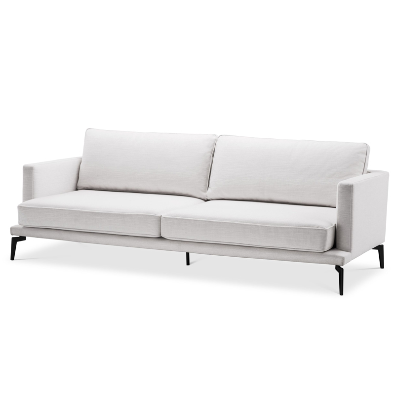Диван Eichholtz Sofa Avenue 54 Белый Черный Диван Eichholtz Sofa Avenue 54 Белый Черный в Костроме | Loft Concept