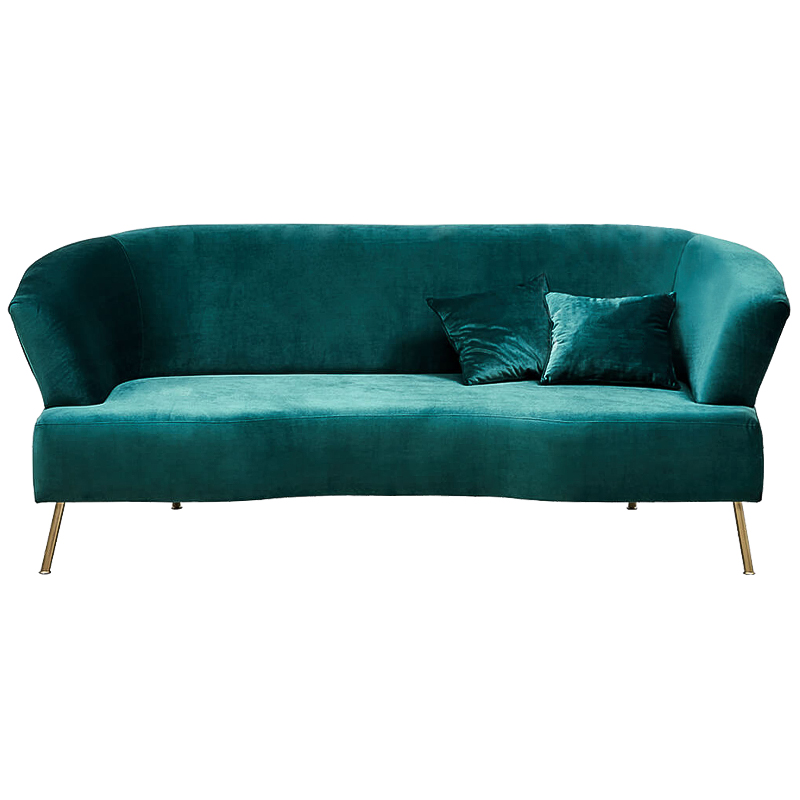 Диван Isis Sofa Turquoise Бирюзовый Золотой Диван Isis Sofa Turquoise Бирюзовый Золотой в Костроме | Loft Concept