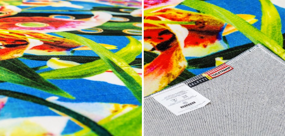 Ковер Seletti Rectangular Rug Flower with Holes Ковер Seletti Rectangular Rug Flower with Holes - Loft-Concept в Костроме