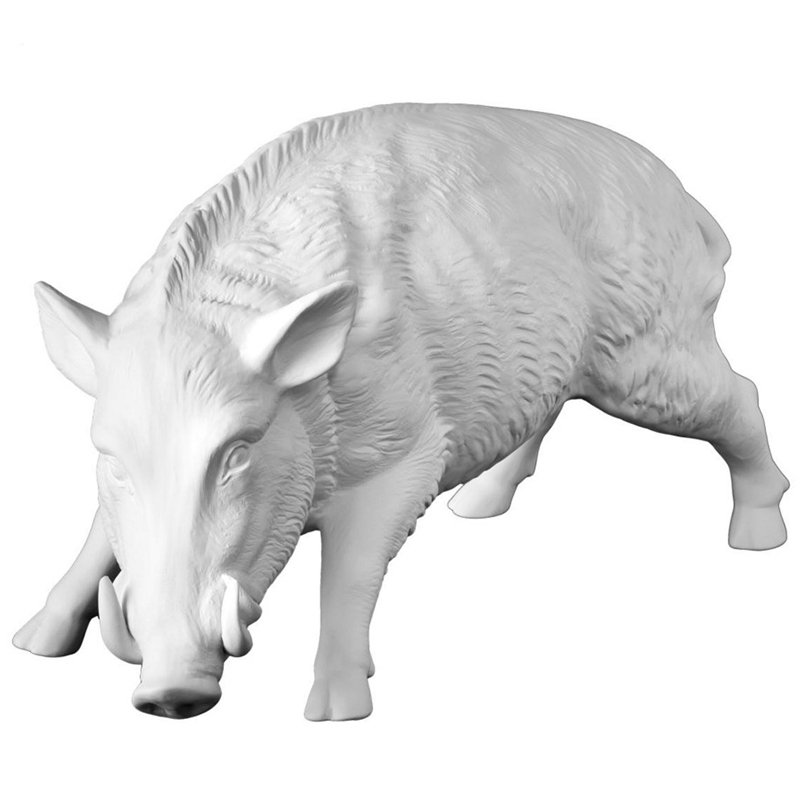 Статуэтка Abhika Boar White Белый Статуэтка Abhika Boar White Белый в Костроме | Loft Concept