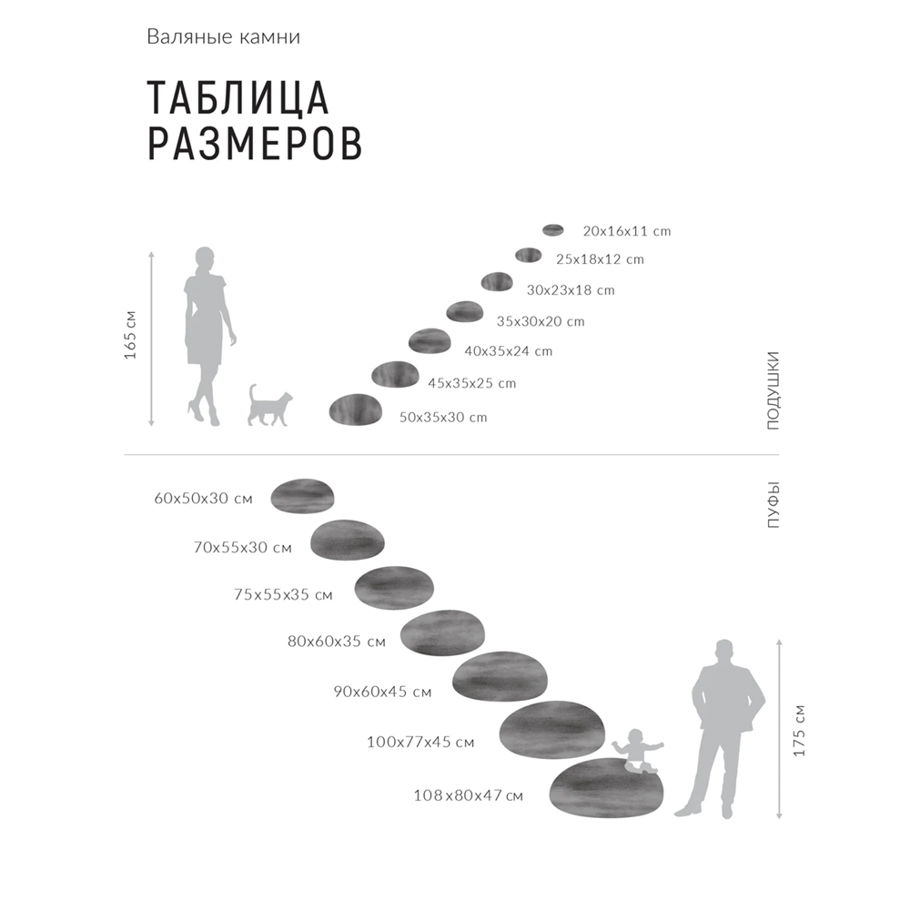 Пуф - Камень GREY MARBLE в Костроме