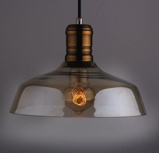Подвесной светильник Loft Industrial French Retro Glass Прозрачный Подвесной светильник Loft Industrial French Retro Glass Прозрачный в Костроме | Loft Concept