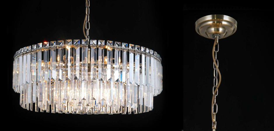 Люстра Odeon Chandelier Прозрачное Стекло диаметр 62 Люстра Odeon Chandelier Прозрачное Стекло диаметр 62 - Loft-Concept в Костроме