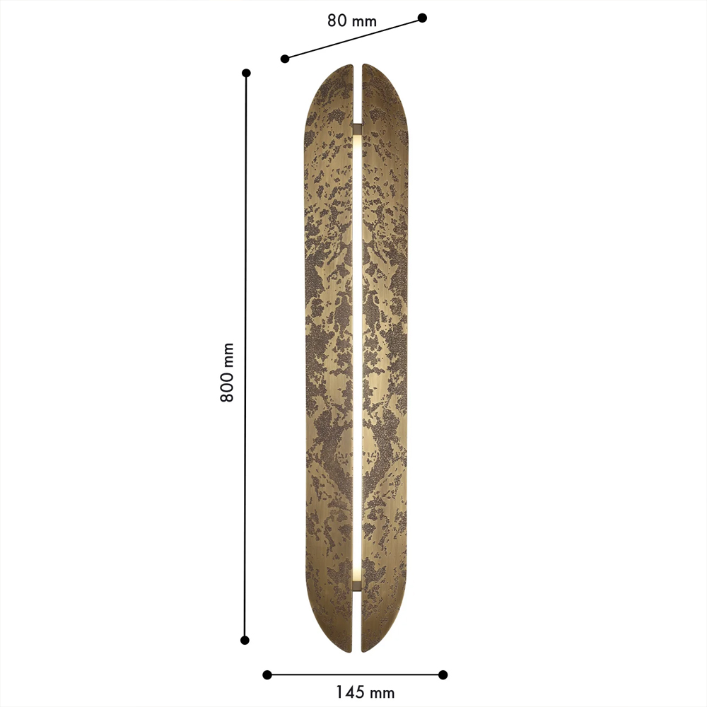 Бра винтажное с имитацией коррозии на медном корпусе Predominant в Костроме
