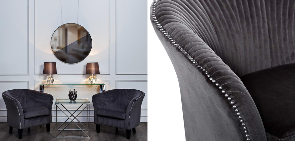 Кресло JackFlower Armchair grey Кресло JackFlower Armchair grey - Loft-Concept в Костроме