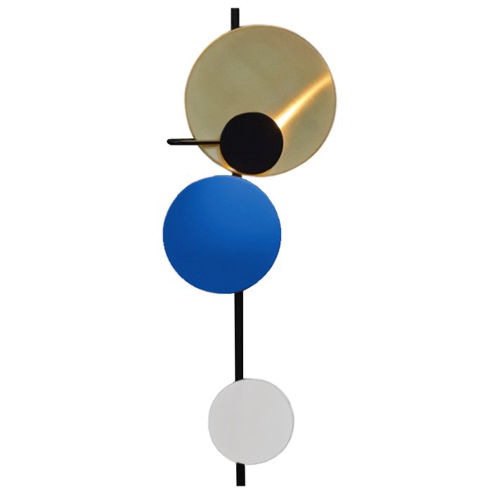 Бра PLANET LAMP METTE SCHELDE Латунь Белый Синий Черный Бра PLANET LAMP METTE SCHELDE Латунь Белый Синий Черный в Костроме | Loft Concept