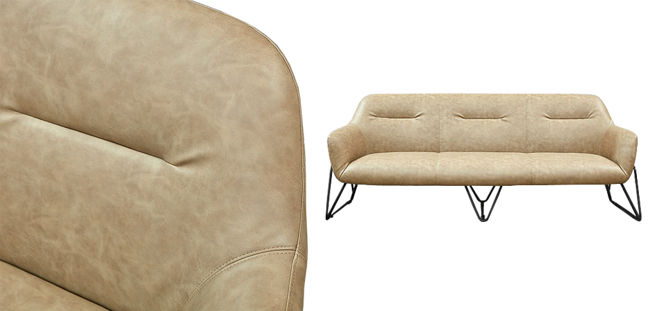 Диван Triangular Legs Triple Sofa Диван Triangular Legs Triple Sofa - Loft-Concept в Костроме