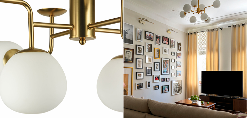 Люстра Tiepolo Ball Chandelier Gold 8 Люстра Tiepolo Ball Chandelier Gold 8 - Loft-Concept в Костроме