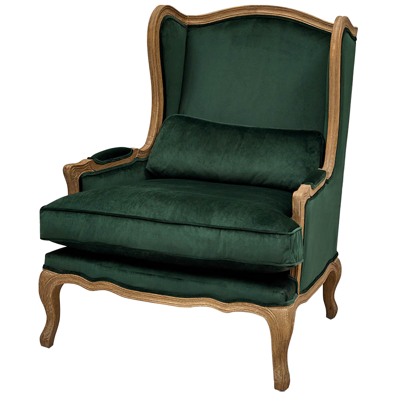 Кресло Armel Green Armchair Коричневый Зеленый Кресло Armel Green Armchair Коричневый Зеленый в Костроме | Loft Concept