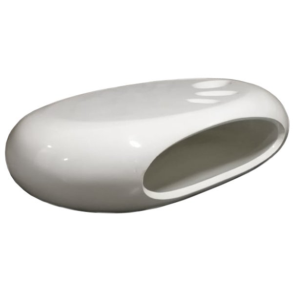 Кофейный стол Oval Capsule Белый Кофейный стол Oval Capsule Белый в Костроме | Loft Concept