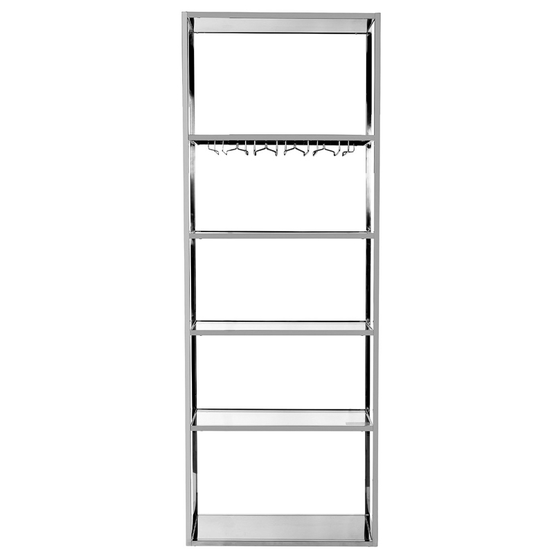 Стеллаж для хранения вина Raul Rack Chromium Прозрачный Хром Стеллаж для хранения вина Raul Rack Chromium Прозрачный Хром в Костроме | Loft Concept