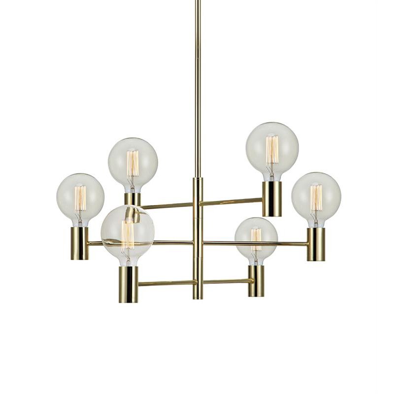 Люстра Helix Chandelier Gold Золотой Люстра Helix Chandelier Gold Золотой в Костроме | Loft Concept