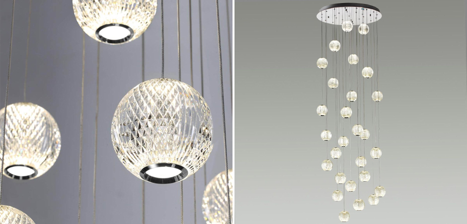 Каскадная люстра Crystal Globule Хром Каскадная люстра Crystal Globule Хром - Loft-Concept в Костроме