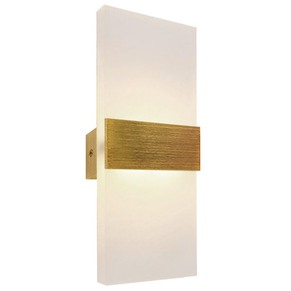 Бра Road Wall Light Gold Золотой Прозрачный белый Бра Road Wall Light Gold Золотой Прозрачный белый в Костроме | Loft Concept